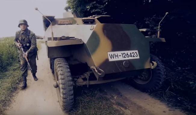 Kadr z zapowiedzi filmu Bitwy o Wielką Wieś