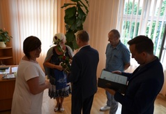 Spotkanie władz z wieloletnimi wczasowiczami przyjeżdżającymi do Gminy Władysławowo
