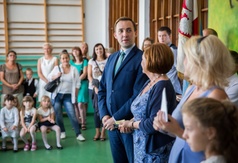 Rozpoczęcie roku szkolnego 2016/2017 w Szkole Podstawowej w Jastrzębiej Górze