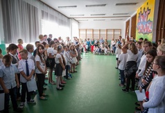 Rozpoczęcie roku szkolnego 2016/2017 w Szkole Podstawowej w Jastrzębiej Górze