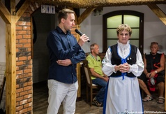 Biesiada Kaszubska - Karczma Swojskie Jadło - wystąpienie Burmistrza