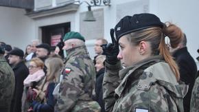 przedstawiciele Związku Strzeleckiego