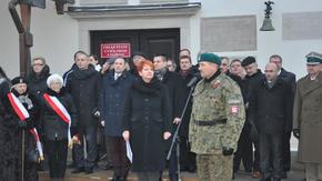 Władze miejskie reprezentował burmistrz Artur Ludew, przewodniczący Rady Miejskiej Marek Artur Konia