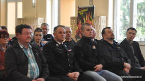 W spotkaniu udział wzięli m.in. przedstawiciele Komendy Powiatowej Państwowej Straży Pożarnej w Szy