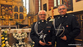 Kapelani OSP - ks. Adam Radzimirski i ks. Artur Fura