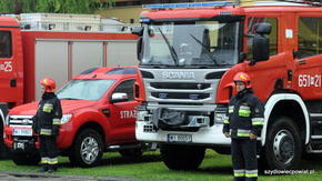 Nowe samochody w służbie PSP w Szydłowcu - Scania i Ford