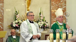 ks. Artur Fura i abp Wacław Depo