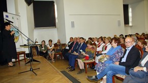 zgromadzona publiczność w Szydłowieckim Centrum Kultury – Zamek, fot. Zbigniew Tomczyk