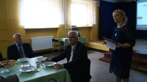 Joanna Strzelecka, tu w roli kierownika (w zastępstwie) Powiatowej Biblioteki Publicznej w Szydłowcu