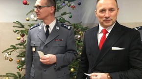 Spotkanie opłatkowe w Komendzie Powiatowej Państwowej Straży Pożarnej w Szydłowcu