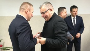 Spotkanie opłatkowe w Komendzie Powiatowej PSP w Szydłowcu