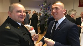 Spotkanie opłatkowe w Komendzie Powiatowej PSP w Szydłowcu