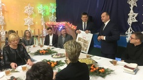 Spotkanie opłatkowe w CKZiU w Szydłowcu