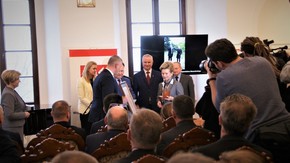 główne uroczystości odbyły się w salach zamkowych