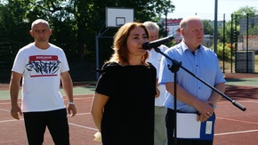 uroczystego otwarcia dokonała Anita Gołosz Przewodnicząca Rady Powiatu w Szydłowcu