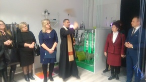 Ks. Norbert Skawiński dokonał poświęcenia Sali.
