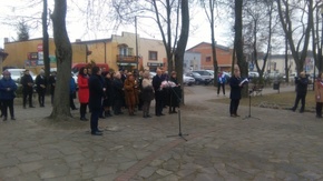 Przemówienie burmistrza Szydłowca Artura Ludwa.
