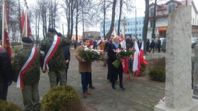 Delegacja na czele z posłanką Anną Kwiecień.
