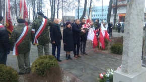 Delegacja na czele z burmistrzem Arturem Ludwem.