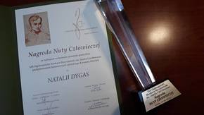 Nagroda za najlepszą interpretację w poezji śpiewanej - „Człowiecza Nuta”, dla Natalii Dygas