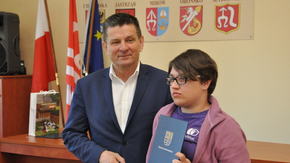 Angelika Jakubik ze Starostą Szydłowieckim Włodzimierzem Górlickim