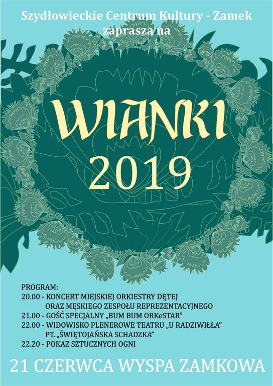 Wianki 2019 plakat informacyjny