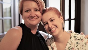 Agnieszka Sobutka-Klepaczewska, Radna Rady Powiatu w Szydłowcu i Żaneta Sasin, członkini Gaudium Can