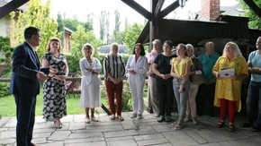 Włodzimierz Górlicki, Starosta Szydłowiecki z gośćmi z Rejonu Wileńskiego, fot. Inga P-S