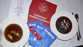 Tydzień Kuchni Polskiej - zupa grzybowa ze śliwką z uszkami z gęsiny