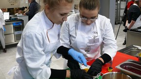 Test kulinarny - układanie talerza