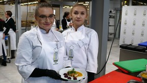 Test kulinarny - układanie talerza