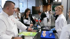 Test kulinarny - układanie talerza