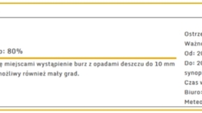 Ostrzeżenie 23/2020