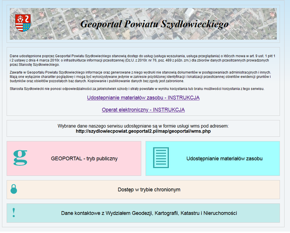 Powiat Szydłowiecki - GEOPORTAL POWIATU SZYDŁOWIECKIEGO - Uruchomiono ...