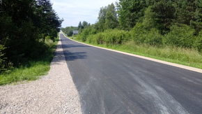 droga powiatowa Szydłowiec- Antoniów -gr. woj. odc. Huta- Antoniów, fot. wydział RI