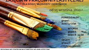 PLAKAT PRACOWNIA PLASTYCZNA