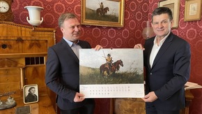 Promocja Kalendarza 2021 we wnętrzach pałacu Józefa Brandta w Orońsku
