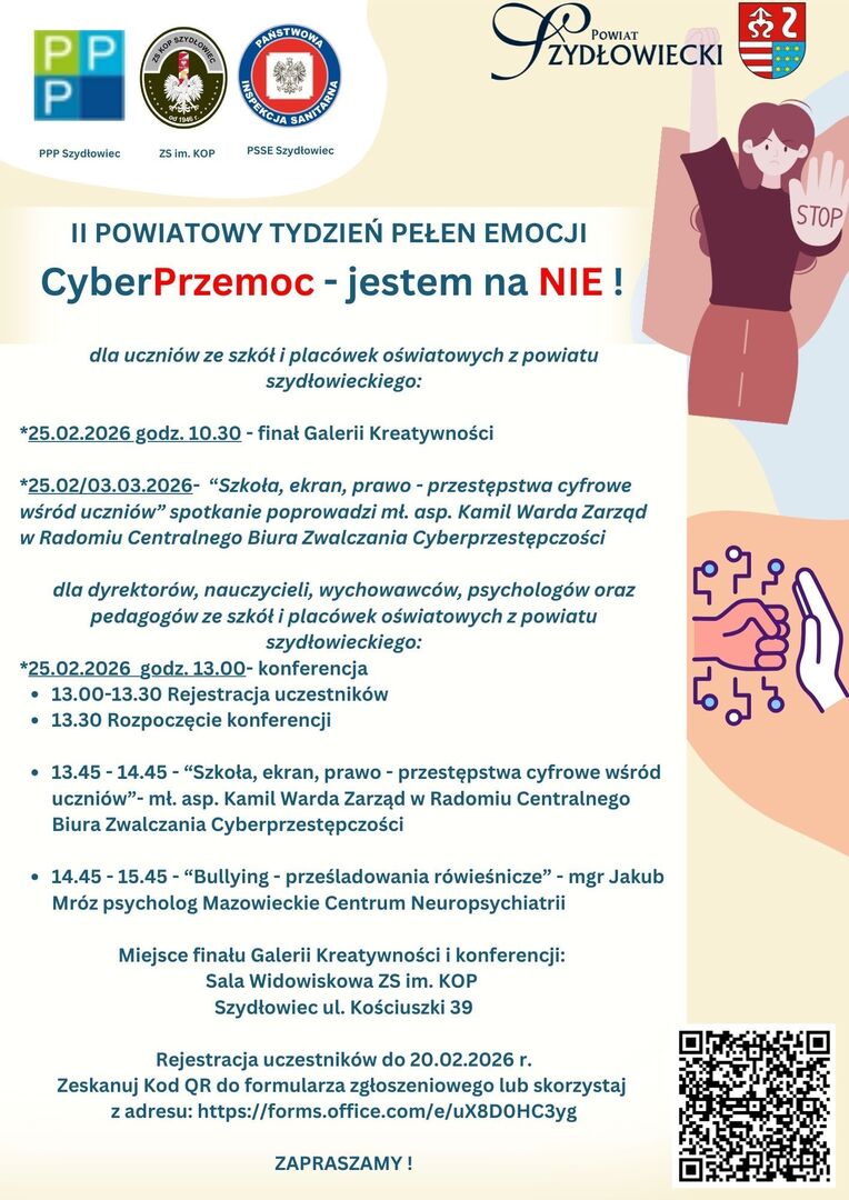 II Powiatowy Tydzień Pełen Emocji – CyberPrzemoc: jestem na NIE!