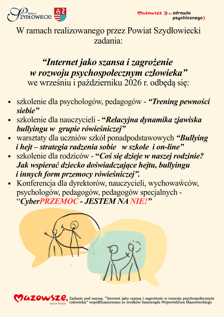 Powiat Szydłowiecki – Mazowsze dla Zdrowia Psychicznego 2026