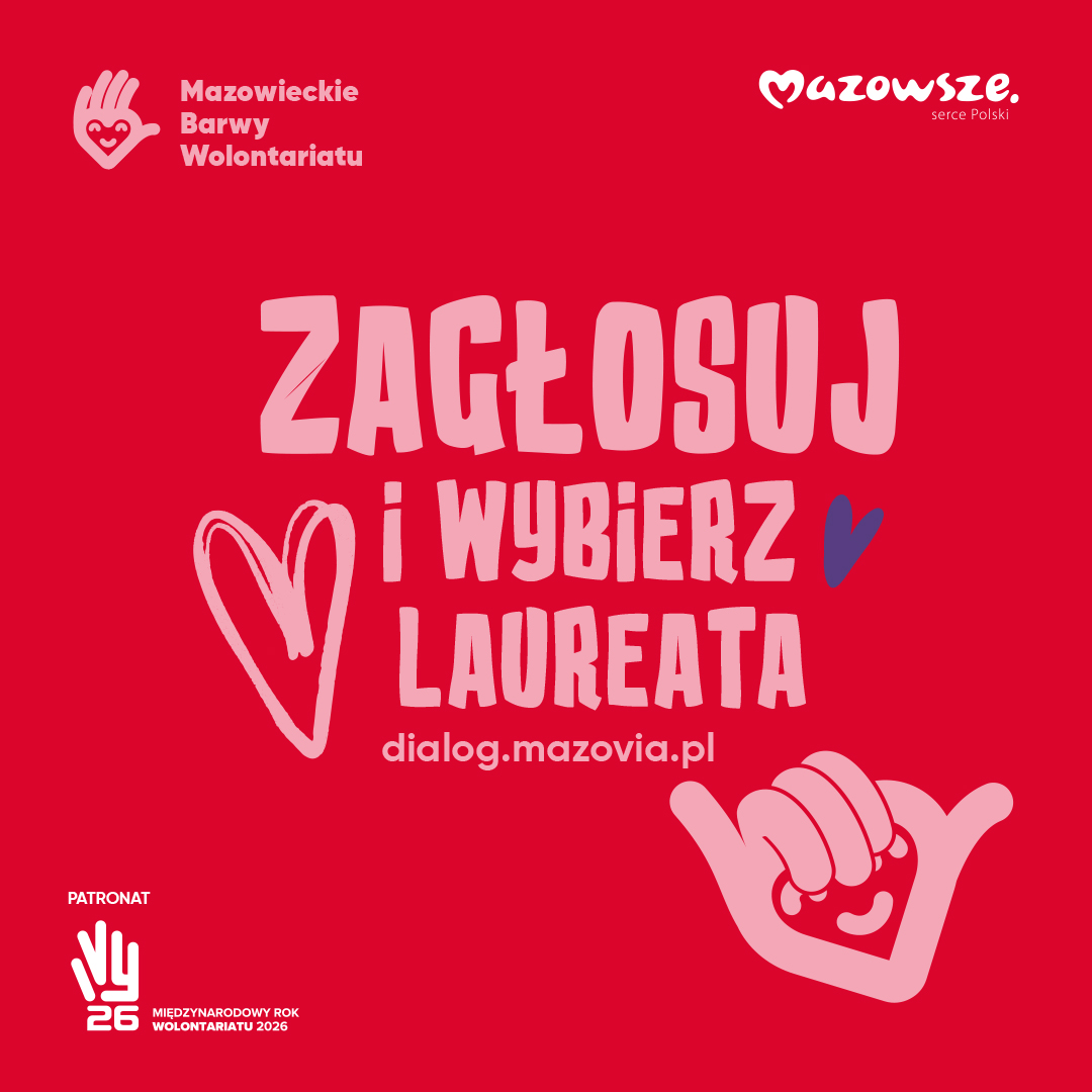 Głosowanie w konkursie Mazowieckie Barwy Wolontariatu