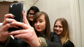 selfie z Abriti, pochodzącej z Bangladeszu
