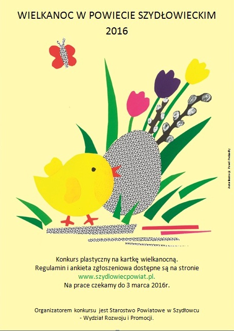 plakat promujący konkurs