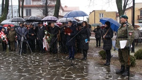bURMISTRZ ARTUR lUDEW PRZEMAWIA DO ZEBRANYCH