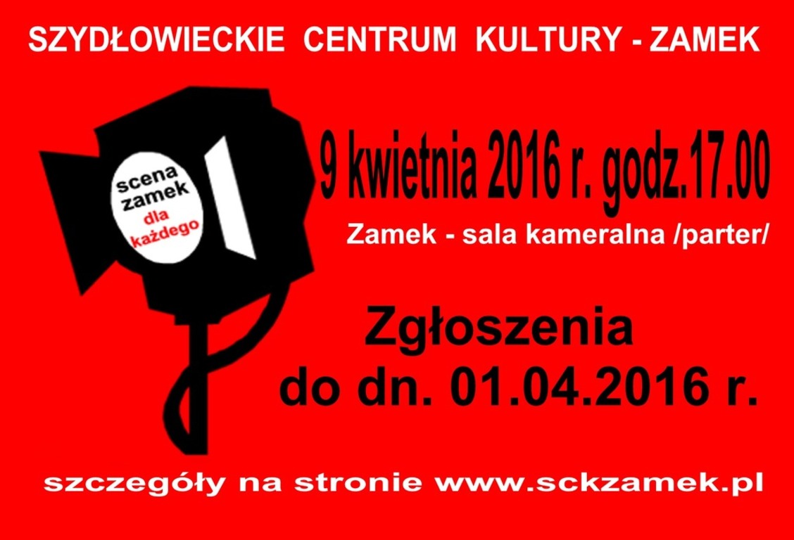 plakat informacyjny dotyczący imprezy