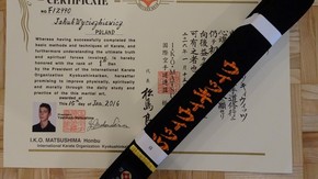pas i certyfikat Jakuba Wyciszkiewicza