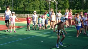 ćwiczenia z drabinkami koordynacyjnymi