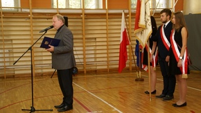 uczniów ZSO powitał dyrektor Karol Kopycki