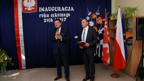 Włodzimierz Górlicki Starosta Szydłowiecki oraz Sławomir Drabik Dyrektor CKZiU