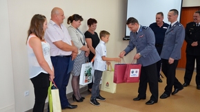 mł. insp. Jackek Różański z Sebastianem
