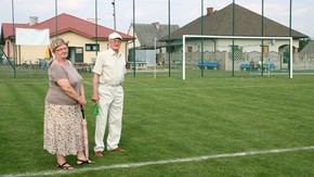 na mecz przyjechali tez sympatycy klubu z Szydłowca